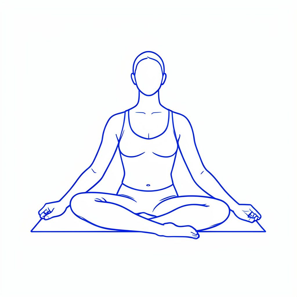 Two people practicing partner yoga in a light-filled room, conveying trust and connection in muted earth tones.
